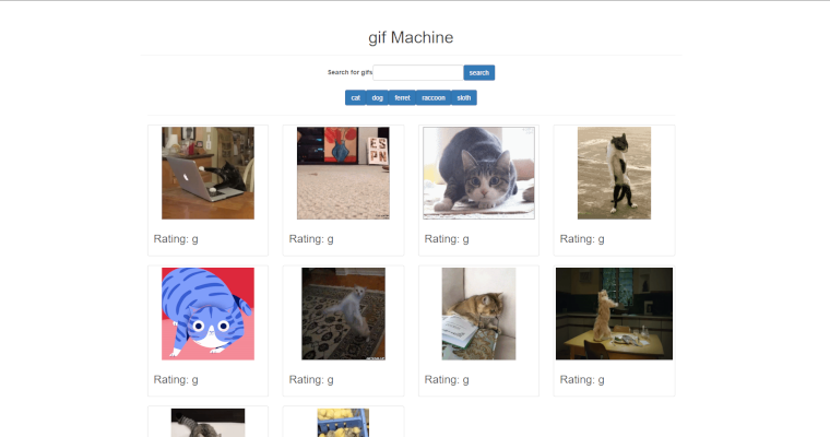 Angular Gif Machine